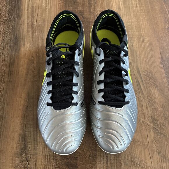 Nike Tiempo Legend 10 Elite FG Pro Men Size 7.5 Soccer Cleats Metallic Silver main image 6